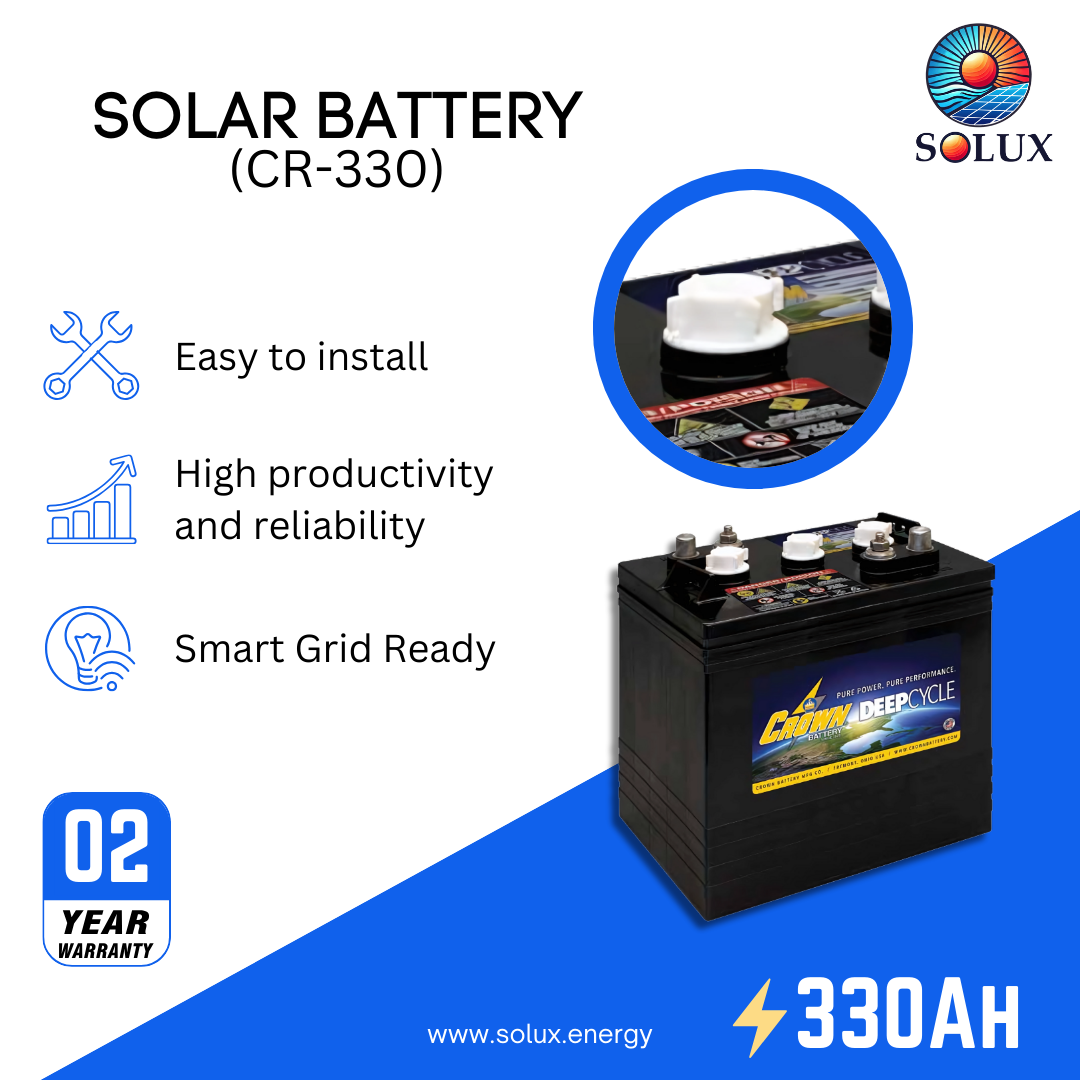This is an image of CR-330 Crown Commercial Deep Cycle Battery